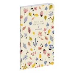 Agenda de poche SAD 16 Julie Adore 9 x 16 cm Semainier Septembre 2025 à Décembre 2026 - 16 mois-Nature